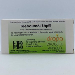 HB Suppositorien Teebaumöl 5% à 10Stk.