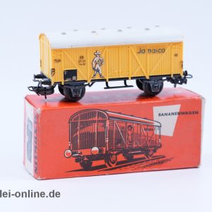 Märklin Spur H0 | 4509 Jamaica Bananenwagen 327 154 | 2-Achsiger Gedeckter Güterwagen mit OVP